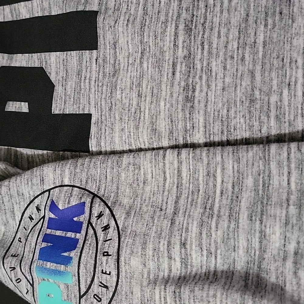 Love Pink crop sweatshirt size Large, Grey